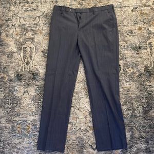 Banana Republic Modern Slim Fit Pants. Blue/Gray Pattern 34Wx32L